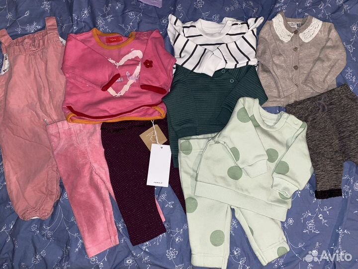 Вещи пакетом на девочку 62 размер