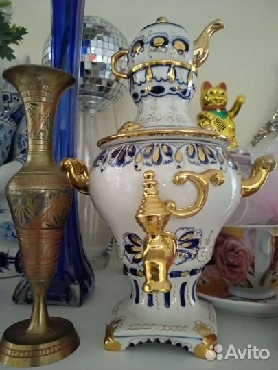 Фарфоровый самовар