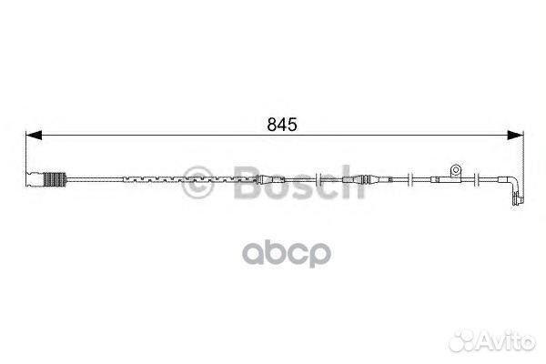 1 987 473 044 датчик износа колодок задних L8