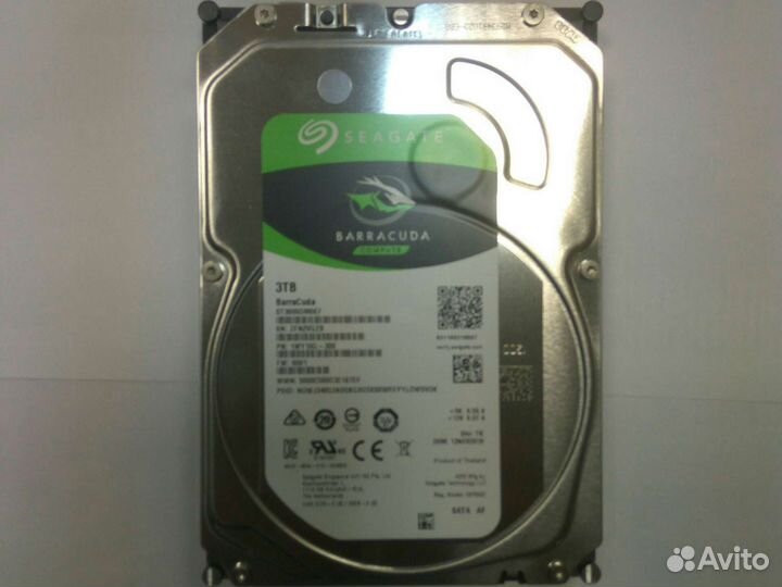 Жёсткий диск рабочий 3Тб st3000dm007