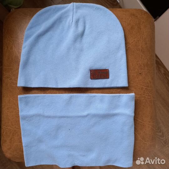 Шапка и воротник осень-весна 6м-1,3г