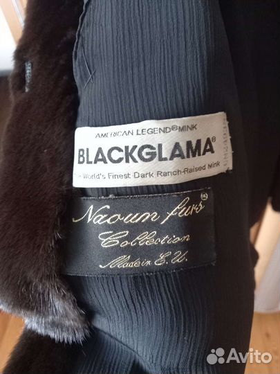 Шуба норковая blackglama 42 44