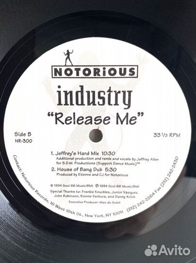 Deep House: Industry – Release Me LP US 94 MT