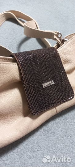 Клатч натуральная кожа