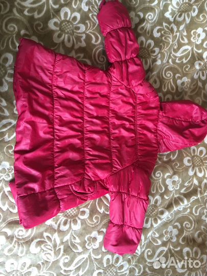 Осенняя куртка для девочки 98 размер