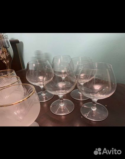Фужеры бокалы рюмки