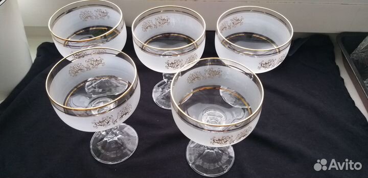 Креманки 200 мл, Чехия. винтаж