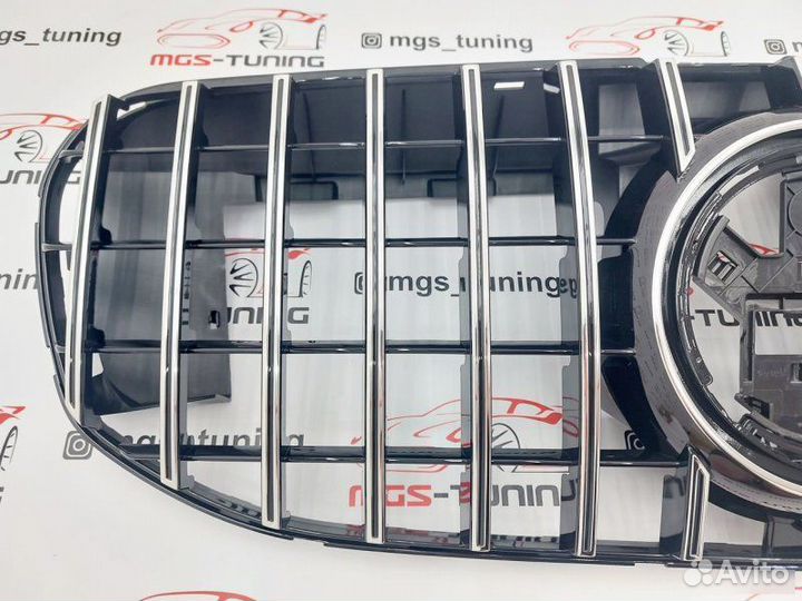 Решетка GT style+шильдик AMG Mercedes GLS x167