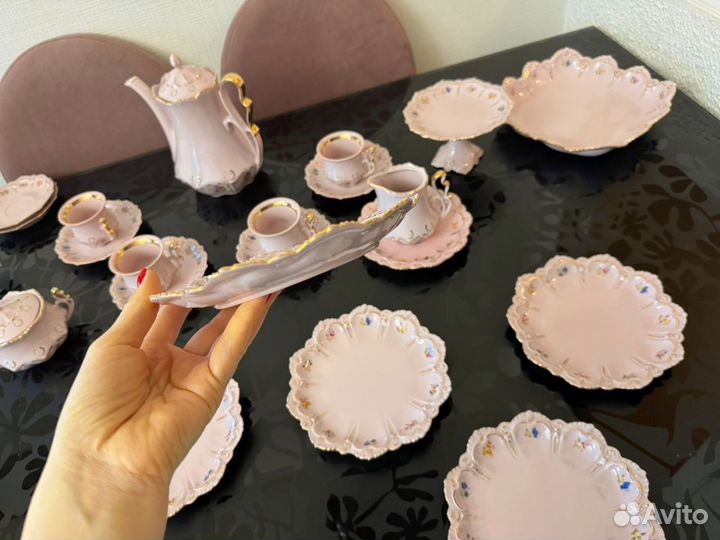 Розовый фарфор чехия