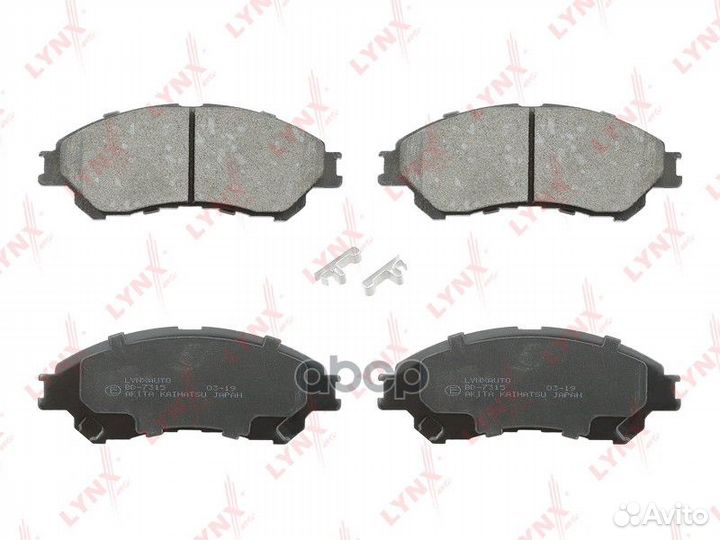 Колодки тормозные дисковые перед BD7315 LYN