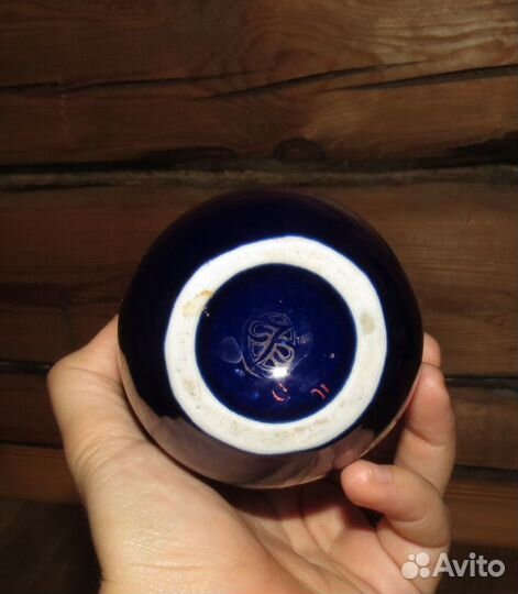Посуда СССР Фарфор Кобальт синий