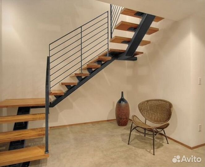 Сварной Каркас Забежной Лестницы в Коттедж