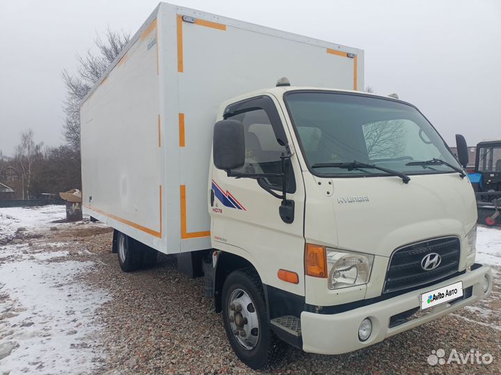 Изотермический фургон 25 м³ Hyundai HD78, 2011