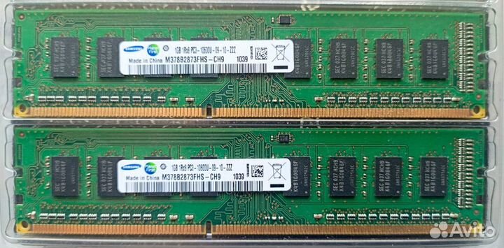 Samsung - DDR3 - 1333 - 2x1 Гб