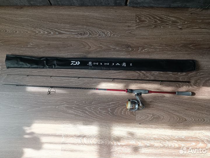 Спиннинг Daiwa Ninja Z js, тест 5-25