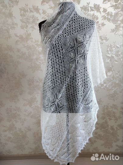 Платки палантины пуховые