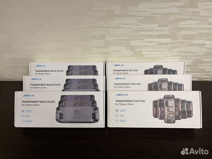 Jsaux Front Cover and Back Plate Steam Deck
