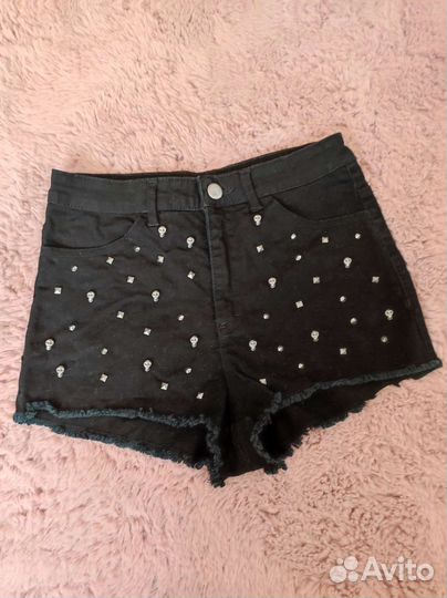 Нм Шорты с черепами размер XS
