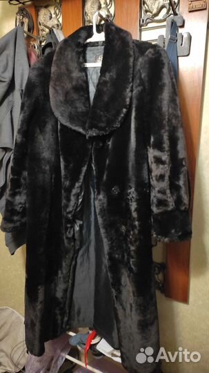 Шуба цигейковая натуральная, размер 46-48