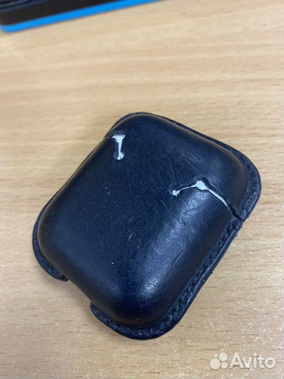 Кожанный чехол для airpods 2
