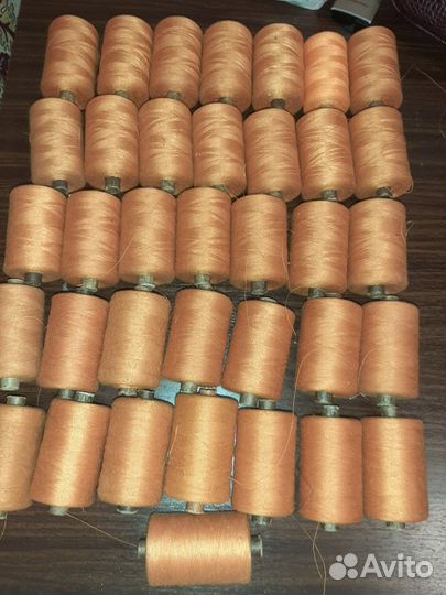 Нитки оранжевые 35 лл-38 штук