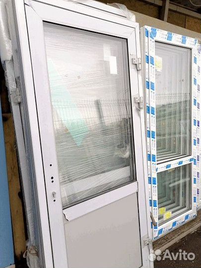 Двери 950х2100 готовые алюминиевые