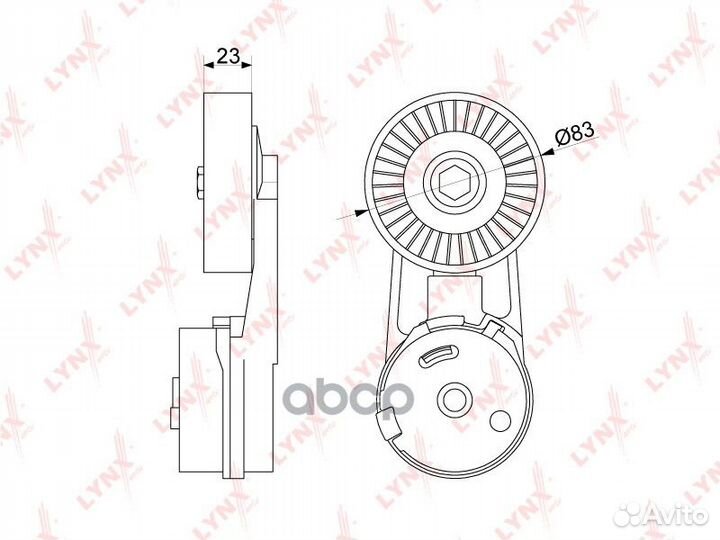 Натяжитель ремня навесного оборудования PT3127
