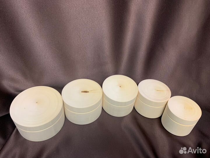 Шкатулка круглая