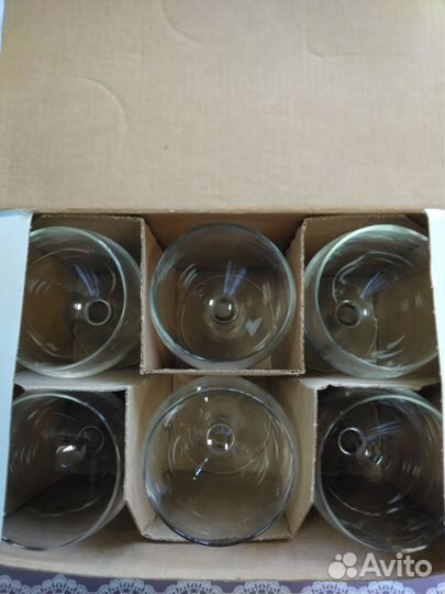 Новые фужеры в упаковке