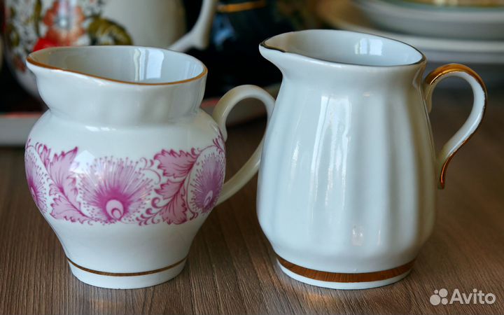 Молочники, фарфор УССР