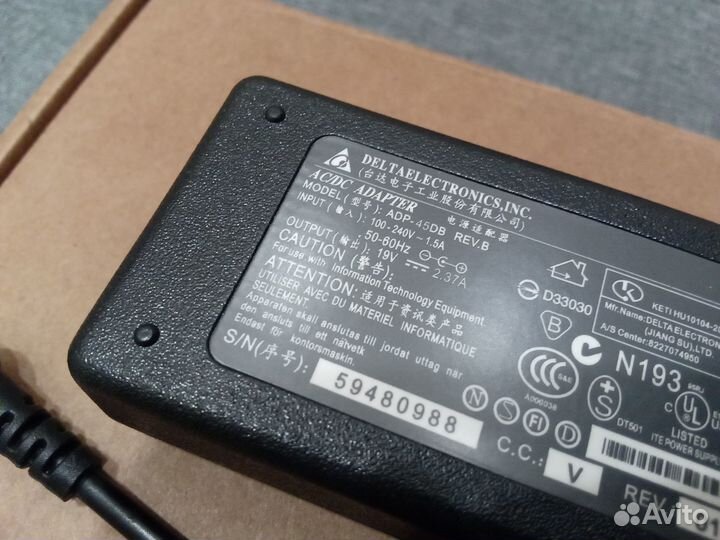 Блок питания Asus X551C, X551M, X555YA (19V 2.37A)