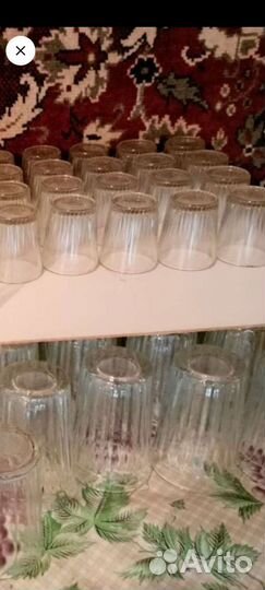 Стаканы и рюмки граненые СССР