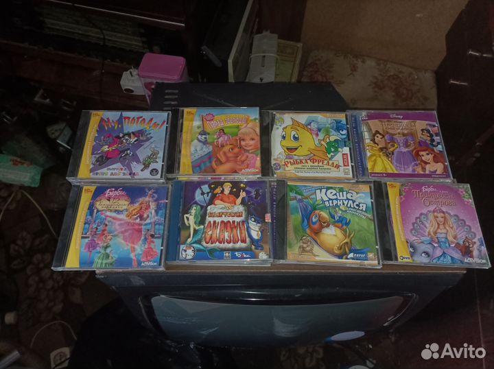 Старые игры на CD дисках на пк для девочек