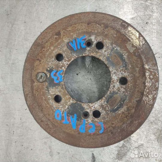 Тормозной диск задний левый Kia Cerato 2 G4FC 2012