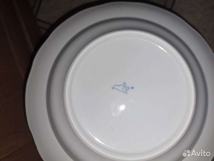 Тарелки Дулево фарфор СССР