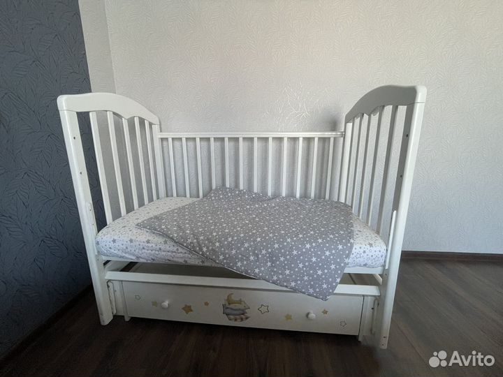 Бортики, одеялко, простынь