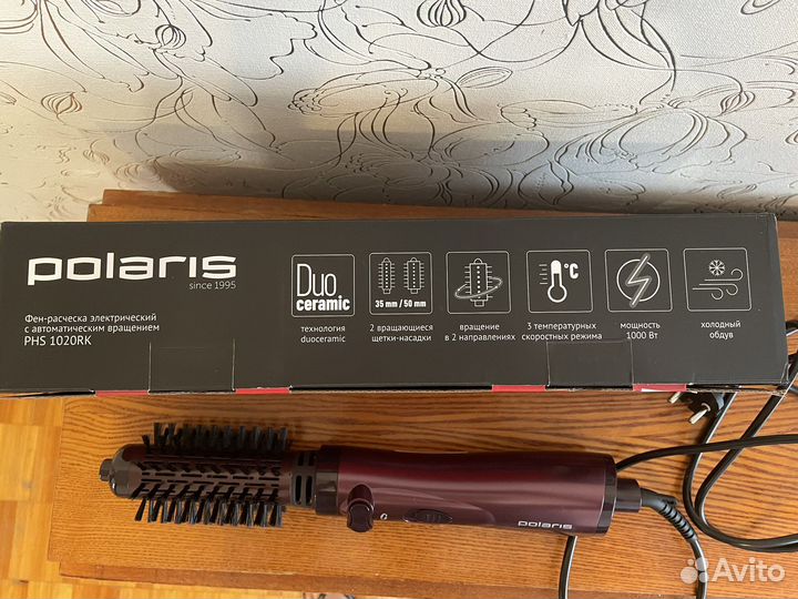 Фен щетка polaris