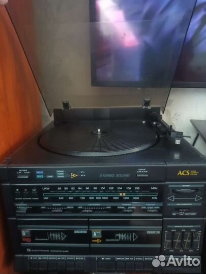 Музыкальный центр с винилом