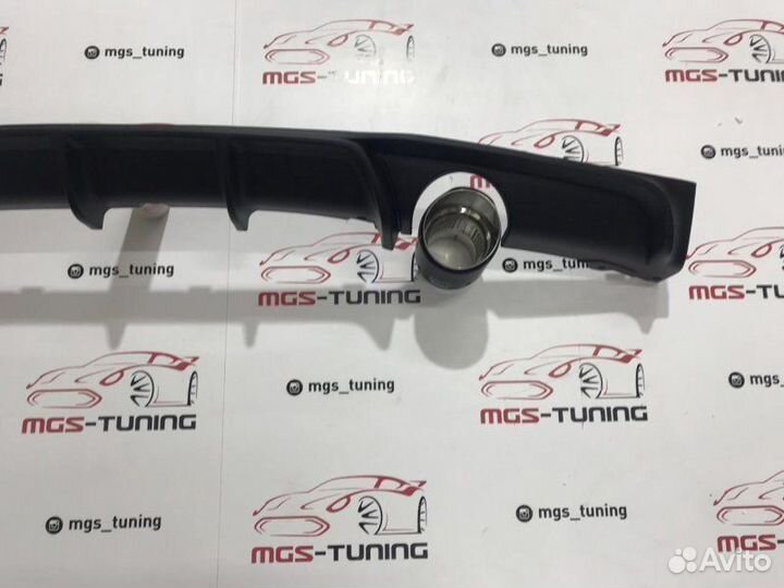 Диффузор BMW F30 M-Performance 1x1 + Akrapovic Mat