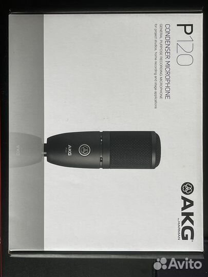 Микрофон студийный akg p120