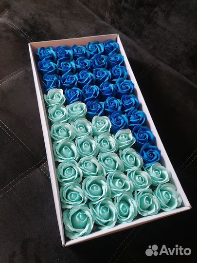 Мыльные цветы розы