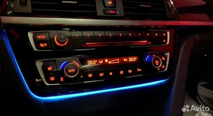 Рамка климата с подсветкой BMW F32 F30 F34 F33 F36