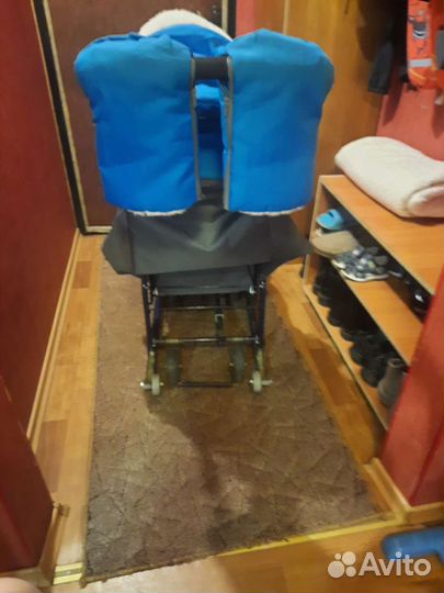 Санки коляска nika