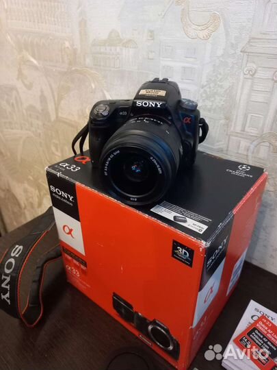 Зеркальный фотоаппарат sony A 33