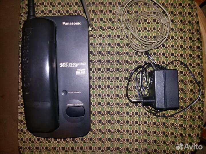Радиотелефон Panasonic и телефон Русь с аон