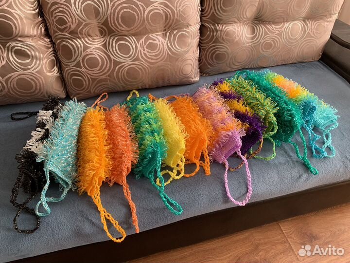 Мочалки ручной работы