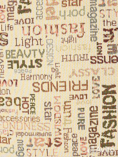 Покрывало из гобелена 160х200 Буквы