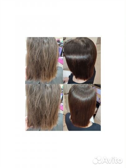 Кератин, ботокс, нано пластика волос