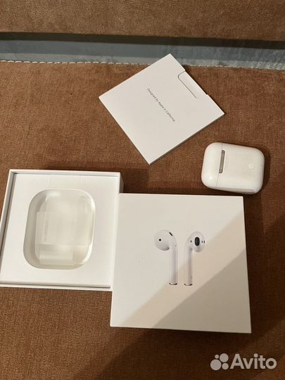 Наушники earpods и кейс