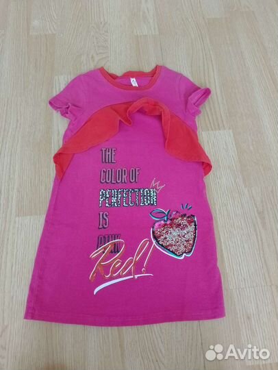 Платье для девочки от 12мес до 4лет